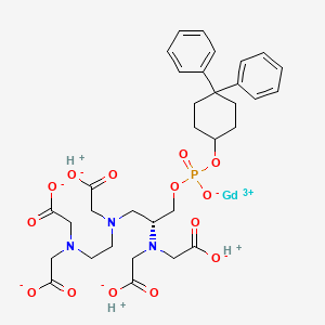 molecular formula C33H41GdN3O14P B10832425 Gadofosveset [MI] CAS No. 201688-00-8