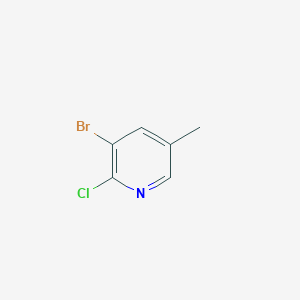 molecular formula C6H5BrClN B108326 3-Bromo-2-chloro-5-methylpyridine CAS No. 17282-03-0