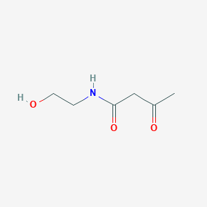 molecular formula C6H11NO3 B108327 N-(2-Hydroxyethyl)-3-oxobutanamide CAS No. 24309-97-5