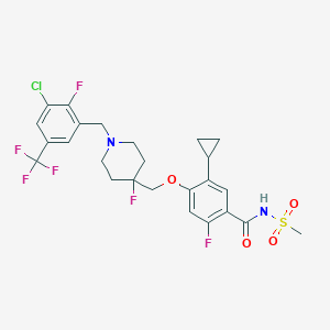 molecular formula C25H25ClF6N2O4S B10832724 Nav1.7-IN-6 