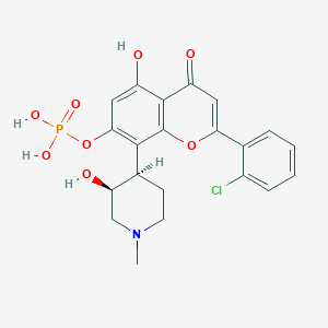 molecular formula C21H21ClNO8P B10832764 TP-1287 CAS No. 2044686-42-0