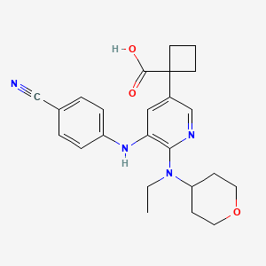molecular formula C24H28N4O3 B10832887 Aryl 1,2-diamine derivative 1 