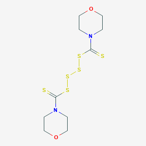 molecular formula C10H16N2O2S6 B010833 (Morpholine-4-carbothioyltrisulfanyl) morpholine-4-carbodithioate CAS No. 103597-04-2