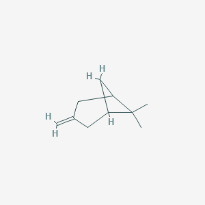 molecular formula C10H16 B108330 Bicyclo[3.1.1]heptane, 6,6-dimethyl-3-methylene- CAS No. 16022-04-1
