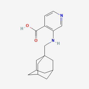 molecular formula C17H22N2O2 B10833034 3-(1-Adamantylmethylamino)pyridine-4-carboxylic acid 