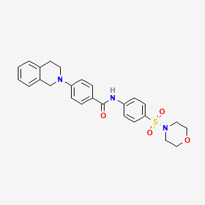 molecular formula C26H27N3O4S B10833060 Benzamide derivative 6 