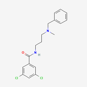 molecular formula C18H20Cl2N2O B10833078 Benzamide derivative 8 