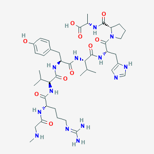 molecular formula C42H65N13O10 B108331 Saralasin CAS No. 34273-10-4