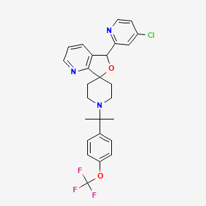 molecular formula C26H25ClF3N3O2 B10833106 Benzodihydroisofuran derivative 2 