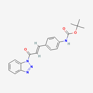 molecular formula C20H20N4O3 B10833129 Benzotriazole derivative 1 