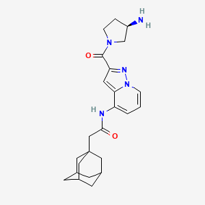 molecular formula C24H31N5O2 B10833174 Bicyclic heteroaryl amide derivative 3 