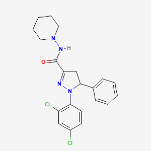 molecular formula C21H22Cl2N4O B10833236 Carboxamide derivative 1 