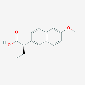 molecular formula C15H16O3 B10833257 Beta-naphthylacetic acids derivative 1 