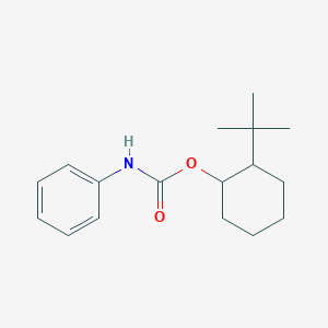 molecular formula C17H25NO2 B10833286 Cyclohexyl carbamate derivative 3 