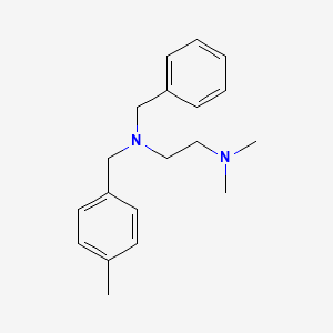 molecular formula C19H26N2 B10833308 N-benzyl-N',N'-dimethyl-N-(4-methylbenzyl)ethane-1,2-diamine 