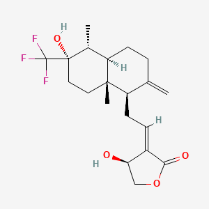 molecular formula C20H27F3O4 B10833369 Diterpenoid derivative 2 