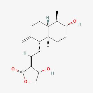 molecular formula C19H28O4 B10833395 Diterpenoid derivative 1 