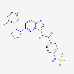 molecular formula C24H22F2N6O3S B10833466 Imidazo[1,2-b]pyridazine derivative 7 