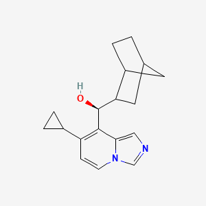 molecular formula C18H22N2O B10833476 Imidazo[1,5-a]pyridine derivative 2 