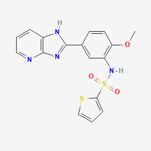 molecular formula C17H14N4O3S2 B10833490 Imidazole derivative 11 