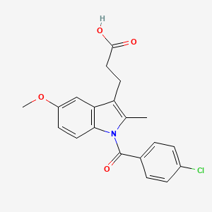 molecular formula C20H18ClNO4 B10833585 Indomethacin analog 1 