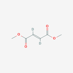 molecular formula C6H8O4 B108336 Dimethyl fumarate-d2 CAS No. 23057-98-9