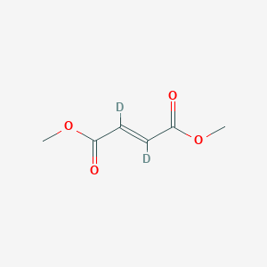molecular formula C6H8O4 B108336 Dimethyl fumarate-2,3-d2 CAS No. 23057-98-9