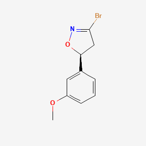 molecular formula C10H10BrNO2 B10833642 Isoxazoline derivative 2 