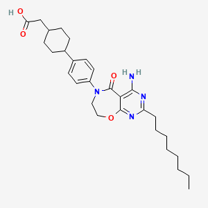 molecular formula C29H40N4O4 B10833665 Lactam derivative 4 