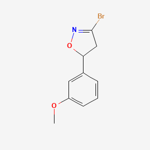 molecular formula C10H10BrNO2 B10833676 Isoxazoline derivative 1 