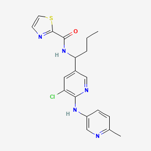 molecular formula C19H20ClN5OS B10833726 N-alkylamide derivative 1 