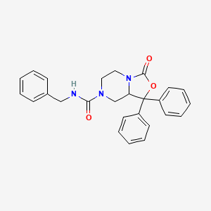 molecular formula C26H25N3O3 B10833742 Oxazolo[3,4-a]pyrazine derivative 3 