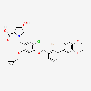 molecular formula C31H31BrClNO7 B10833784 Phenylate derivative 2 
