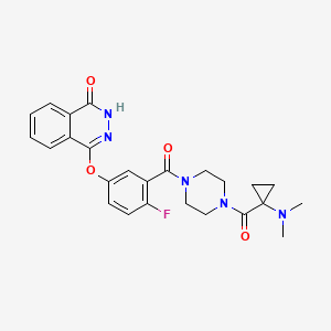 molecular formula C25H26FN5O4 B10833813 Phthalazine ketone derivative 1 