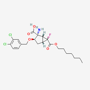 molecular formula C22H28Cl2FNO5 B10833845 12XH8Ekl2A CAS No. 820244-38-0