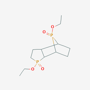 molecular formula C12H22O4P2 B108341 1,8-Diethoxyoctahydro-4,7-epiphosphinidene-1H-phosphindole 1,8-dioxide CAS No. 16182-90-4