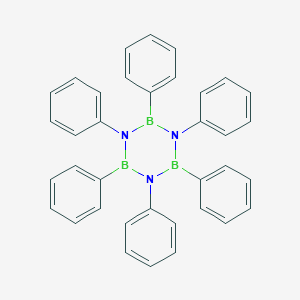 molecular formula C36H30B3N3 B108343 Hexaphenylborazine CAS No. 16672-48-3