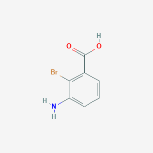molecular formula C7H6BrNO2 B108346 3-Amino-2-bromobenzoic acid CAS No. 168899-61-4