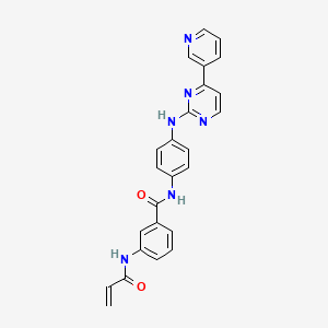 molecular formula C25H20N6O2 B10834673 Jnk-IN-5 