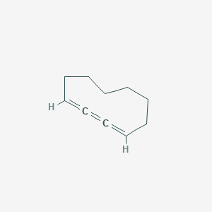 molecular formula C10H14 B108349 1,2,3-Cyclodecatriene CAS No. 16696-15-4