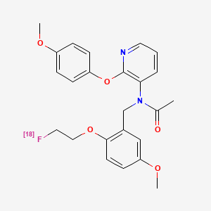 molecular formula C24H25FN2O5 B10834954 (18F)Fempa CAS No. 1207345-42-3