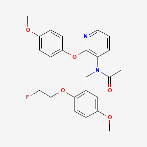 molecular formula C24H25FN2O5 B10835057 Fempa CAS No. 1207345-43-4