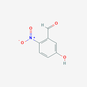molecular formula C7H5NO4 B108354 5-羟基-2-硝基苯甲醛 CAS No. 42454-06-8