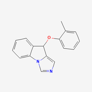 molecular formula C17H14N2O B10835446 4-(2-methylphenoxy)-4H-imidazo[1,5-a]indole 