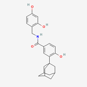 molecular formula C24H27NO4 B10835642 Polyhydroxy benzamide derivative 4 