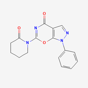 molecular formula C16H14N4O3 B10835655 Pyrazole and thiophene derivative 1 