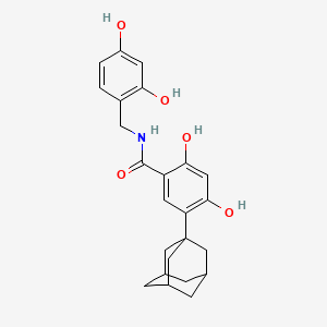 molecular formula C24H27NO5 B10835701 Polyhydroxy benzamide derivative 1 