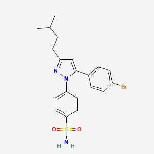 molecular formula C20H22BrN3O2S B10835795 Pyrazole derivative 65 