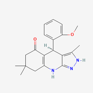 molecular formula C20H23N3O2 B10835871 Pyrazolodihydropyridine derivative 1 