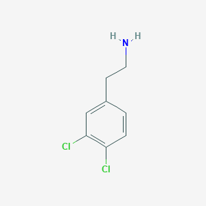 molecular formula C8H9Cl2N B108359 2-(3,4-Dichlorophenyl)ethanamine CAS No. 21581-45-3